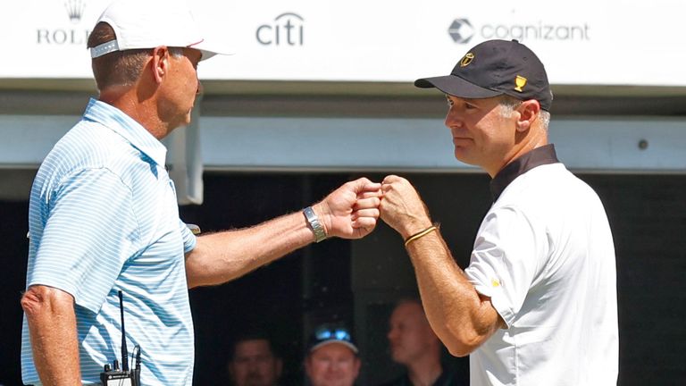 Davis Love III and Trevor Immelman are the two Presidents Cup captains