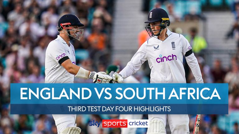 Highlights from day four of the third Test between England and South Africa at The Kia Oval