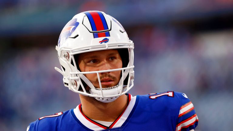 Watch Josh Allen's best plays from his four-touchdown performance for the Buffalo Bills match against the Tennessee Titans on Monday night.