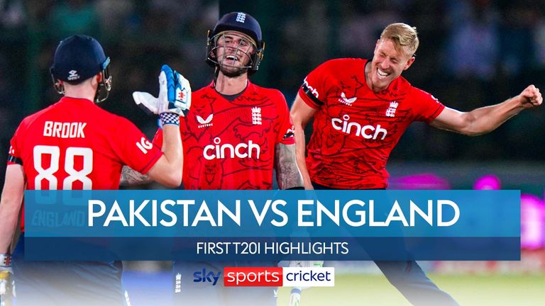 Highlights from the first T20 international between Pakistan and England in Karachi