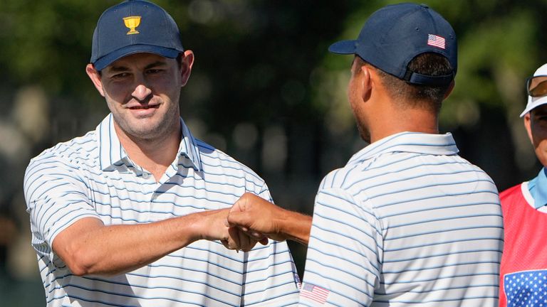 Patrick Cantlay and Xander Schauffele won their second match together in as many days