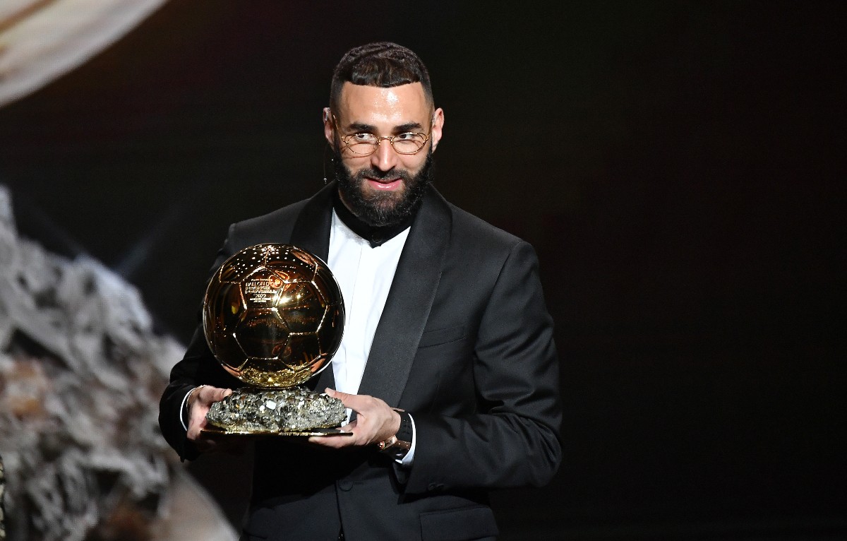 benzema ballon d'or ceremony