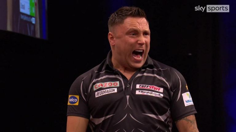 Gerwyn Price produced a brilliant 19, tops-tops 99 checkout on his way to defeating Dave Chisnall in a thriller