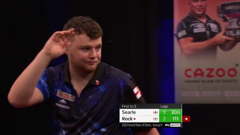 Josh Rock showed a glimpse of his talent with this 111 checkout during his defeat to Ryan Searle
