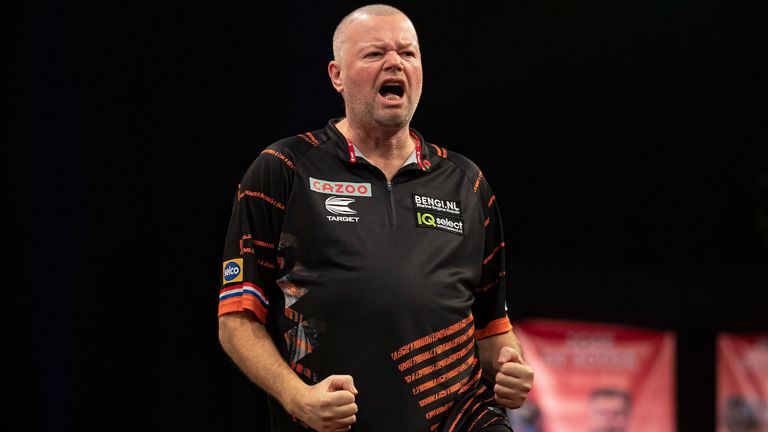 Raymond van Barneveld won his opening match in Wolverhampton