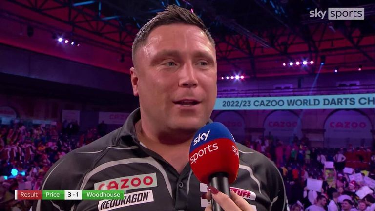 Price revealed he had never felt nerves like the ones he felt during his victory against Woodhouse