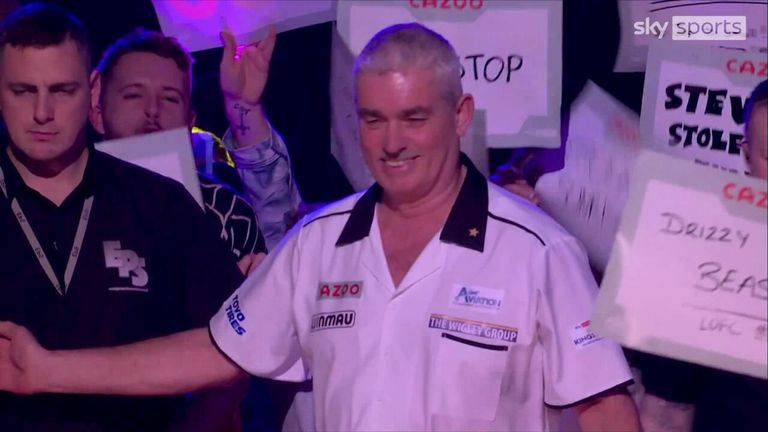 History-maker Steve Beaton made a record-breaking appearance at The Palace but he was unable to produce the good