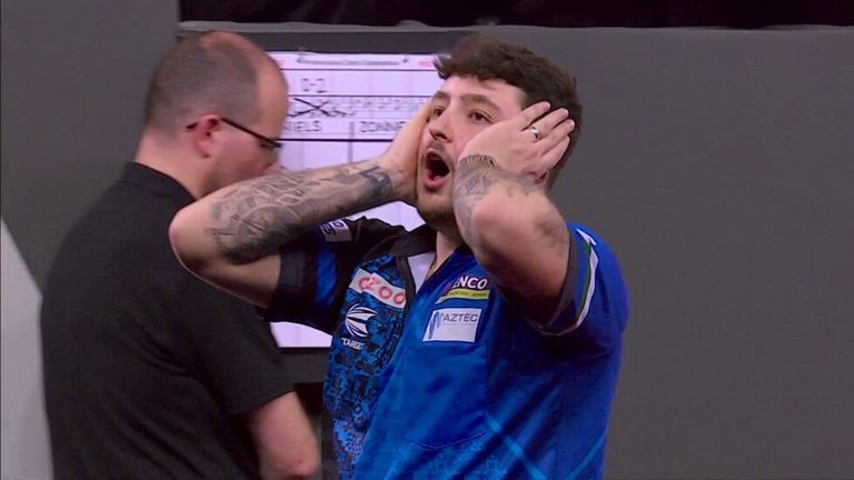 Williams just missed out on a fabulous nine-dart attempt during his whitewash win against Zonneveld