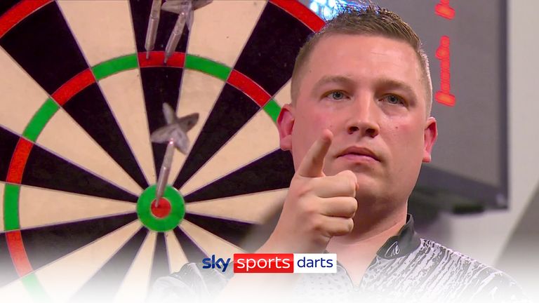 Dobey shows us the kind of darts he will bring to this year's Premier League