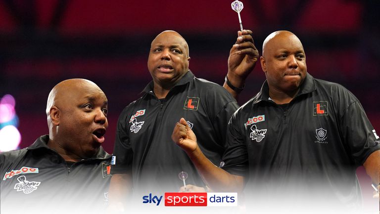 Leonard Gates made it through with a memorable win over Geert Nentjes, as the American entertained the crowd on the way to a 3-1 victory