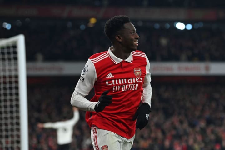 Eddie Nketiah is flourishing at Arsenal