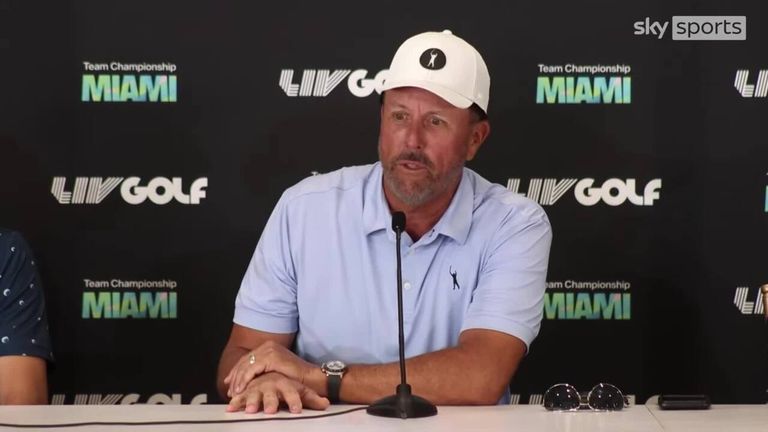 Phil Mickelson spoke ahead of the final event of 2022 about how much LIV Golf was a force in the game that was not going away