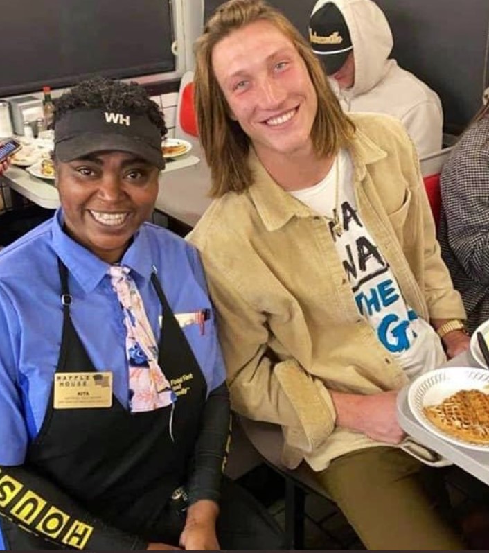 Jacksonville Jaguars QB Trevor Lawrence Celebrates Epic Playoff