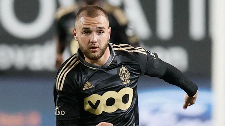 Nicolas Raskin in action for Standard Liege
