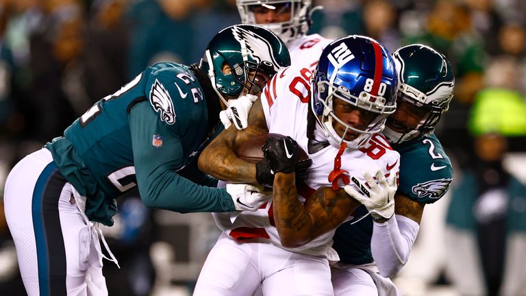 Highlights of the New York Giants' trip to the Philadelphia Eagles in the Divisional Round of the NFL playoffs