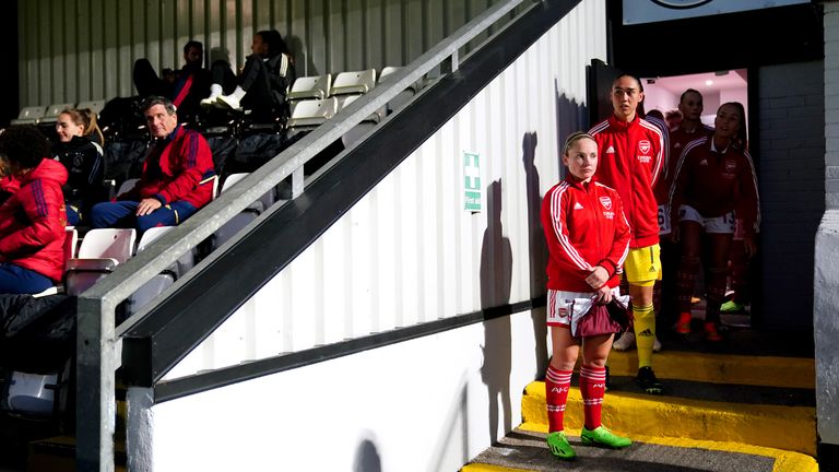 Arsenal Women are due to play Aston Villa at Meadow Park on Thursday night