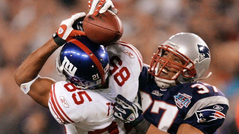 David Tyree's famous helmet catch that helped the New York Giants to victory in Super Bowl XLII came at the State Farm Stadium in Arizona