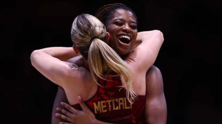 England Netball secured victory as they came from behind to win their series decider against Jamaica 