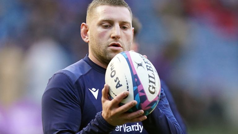 Finn Russell will have competition from Healy for the no.10 shirt