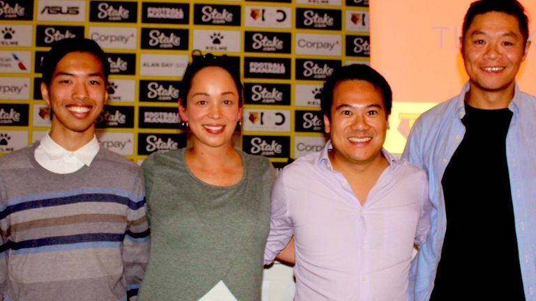 Josh Sim, Alicia Tang, Alan Lau, Lawrence Lok (L-R) 