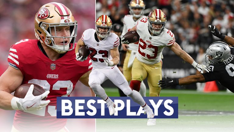 Check out the best plays from San Francisco 49ers running back Christian McCaffrey from the 2022 season.