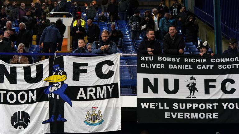 Newcastle fans Hillsborough