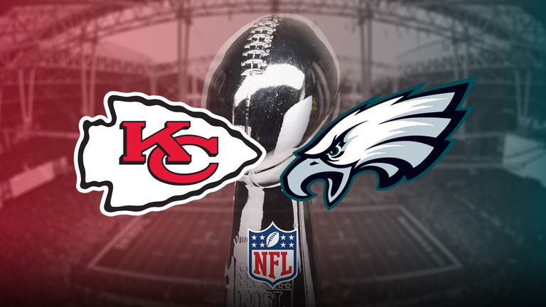 Super Bowl LVII between the Kansas City Chiefs and Philadelphia Eagles - live on Sky Sports on February 12