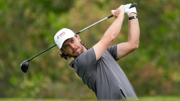 Tommy Fleetwood is four off the pace after the opening round in Abu Dhabi