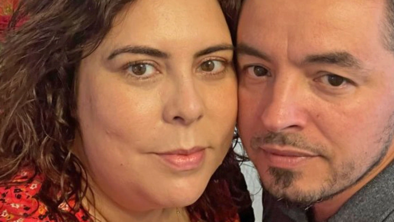Mum woke from 28-day Covid coma after being treated with Viagra Monica with her husband Arthur.