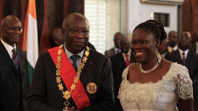 Laurent Gbagbo and wife