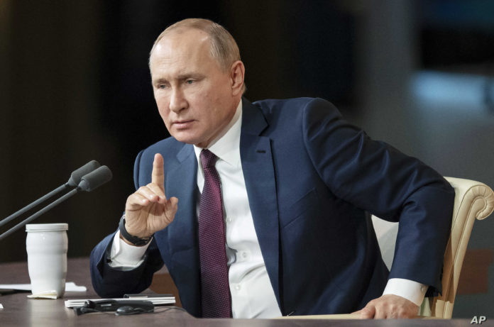 Russian President Vladimir Putin | (AP Photo/Pavel Golovkin)