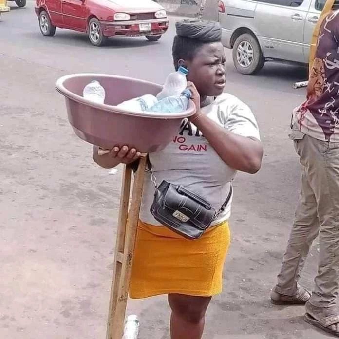 Physically challenged hawker