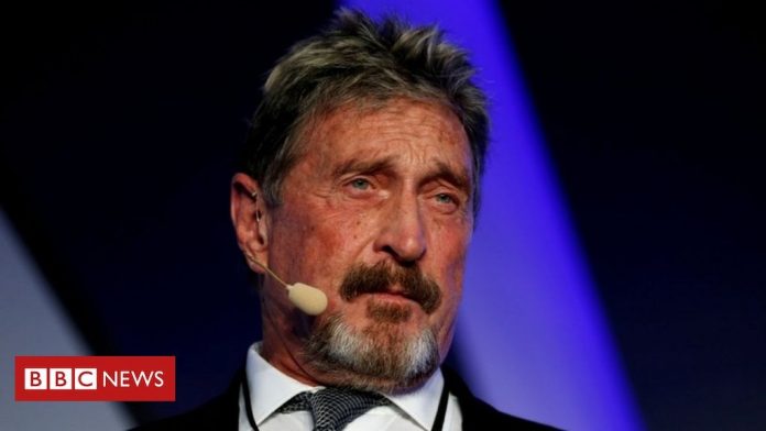John McAfee Anti-Virus software entrepreneur