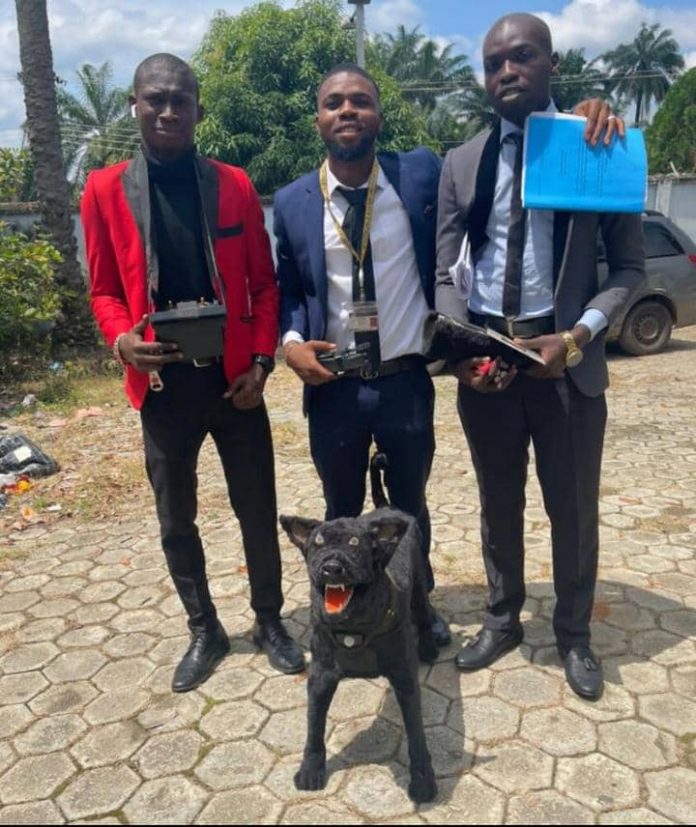 Final year physics students build robotic dog