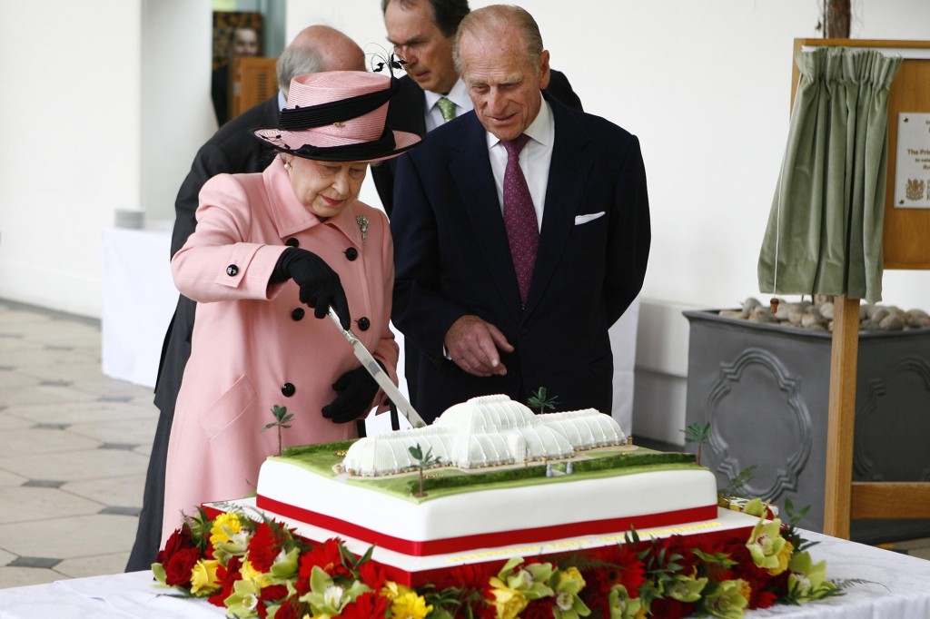 High security: The Queen and her late husband Prince Philip are pictured in 2009.