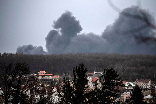3 explosions heard in Lviv, location of thousands of Ukrainian refugees