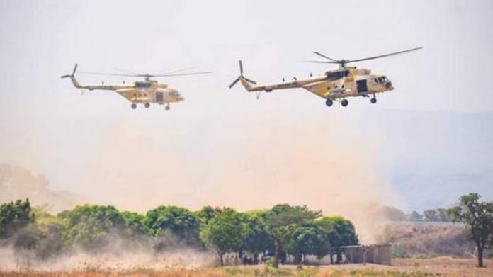 The military has been bombarding the motorbike gangs' forest camps The military has been bombarding the motorbike gangs' forest camps