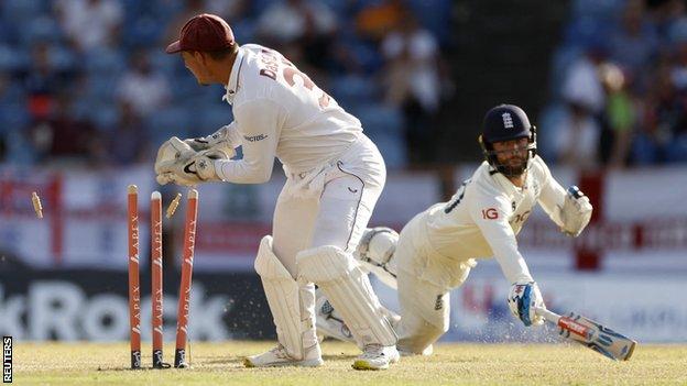 Ben Foakes run out
