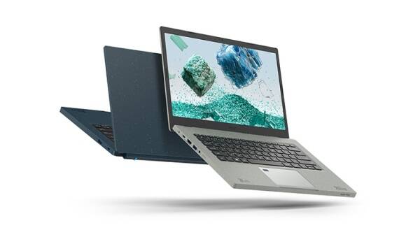 The new Acer Aspire Vero laptop is available in two colours.