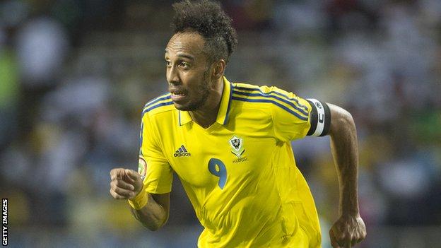 Gabon's Pierre-Emerick Aubameyang