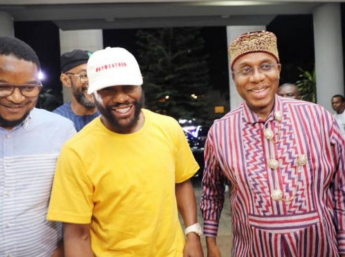 Renowned Minister of Transportation, Rt Hon. Chibuike Rotimi Amaechi and American boxer and boxing promoter, Floyd Mayweather at his Abuja residence