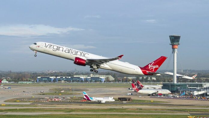 A Virgin Atlantic flight from Heathrow was forced to turn around. File pic