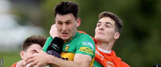 Action from Armagh's Ulster derby encounter with Donegal on Sunday