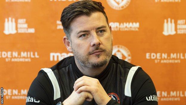 Tam Courts has left Dundee United to pursue other options, according to sporting director Tony Asghar