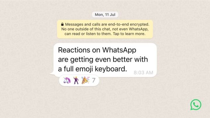 WhatsApp, WhatsApp emoji, WhatsApp emoji reaction, WhatsApp emoji reaction feature