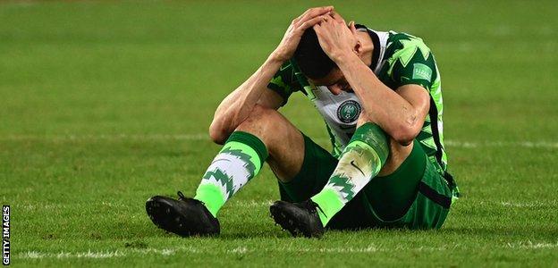 Leon Balogun reacts to Nigeria's 2022 World Cup play-off defeat on away goals against Ghana