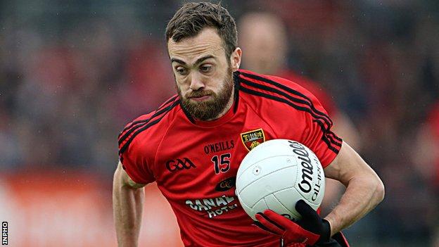 Conor Laverty in action for Down in 2014