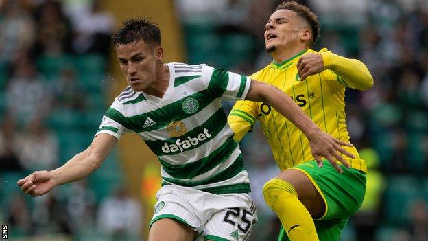 Alexandro Bernabei has only featured in pre-season matches for Celtic since signing from Argentinian club Lanus in June