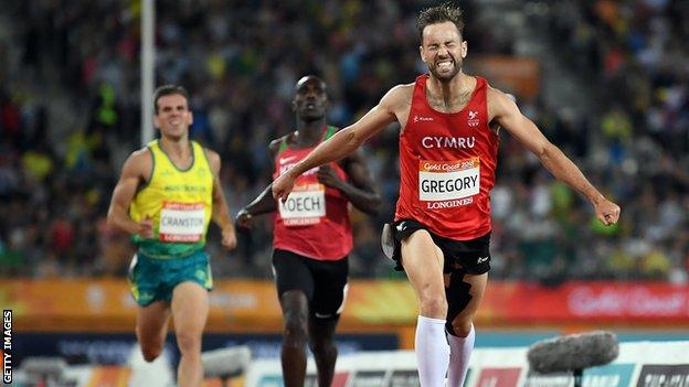 Ben Gregory won the men's decathlon 1500 metres at the Gold Coast 2018 Commonwealth Games, finishing seventh overall