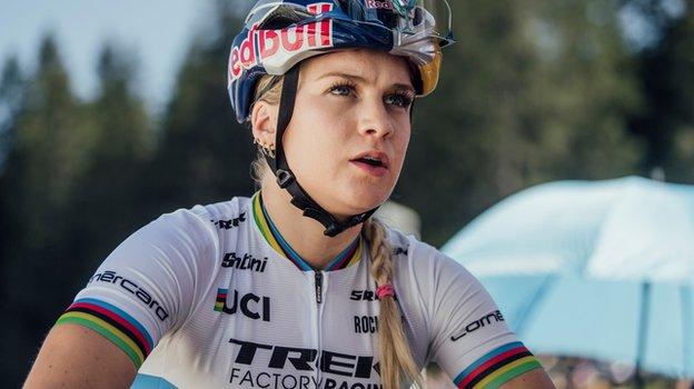 Richards is a Red Bull athlete who rides for the Trek Factory racing team